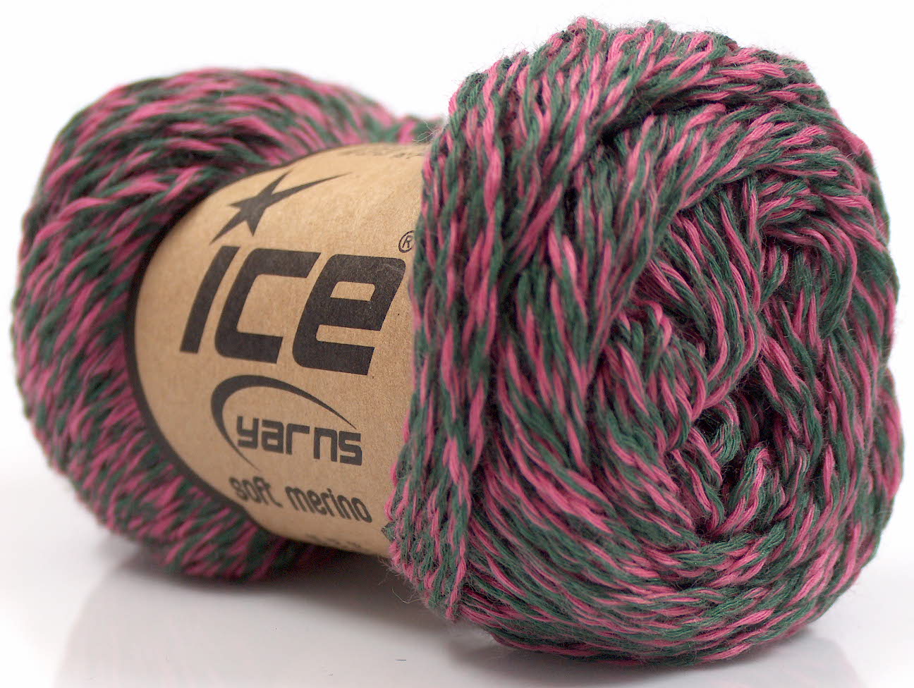 Soft Merino Khaki, Pink