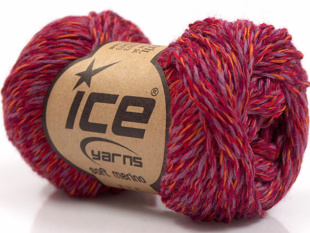 Soft Merino Red, Green, Lilac