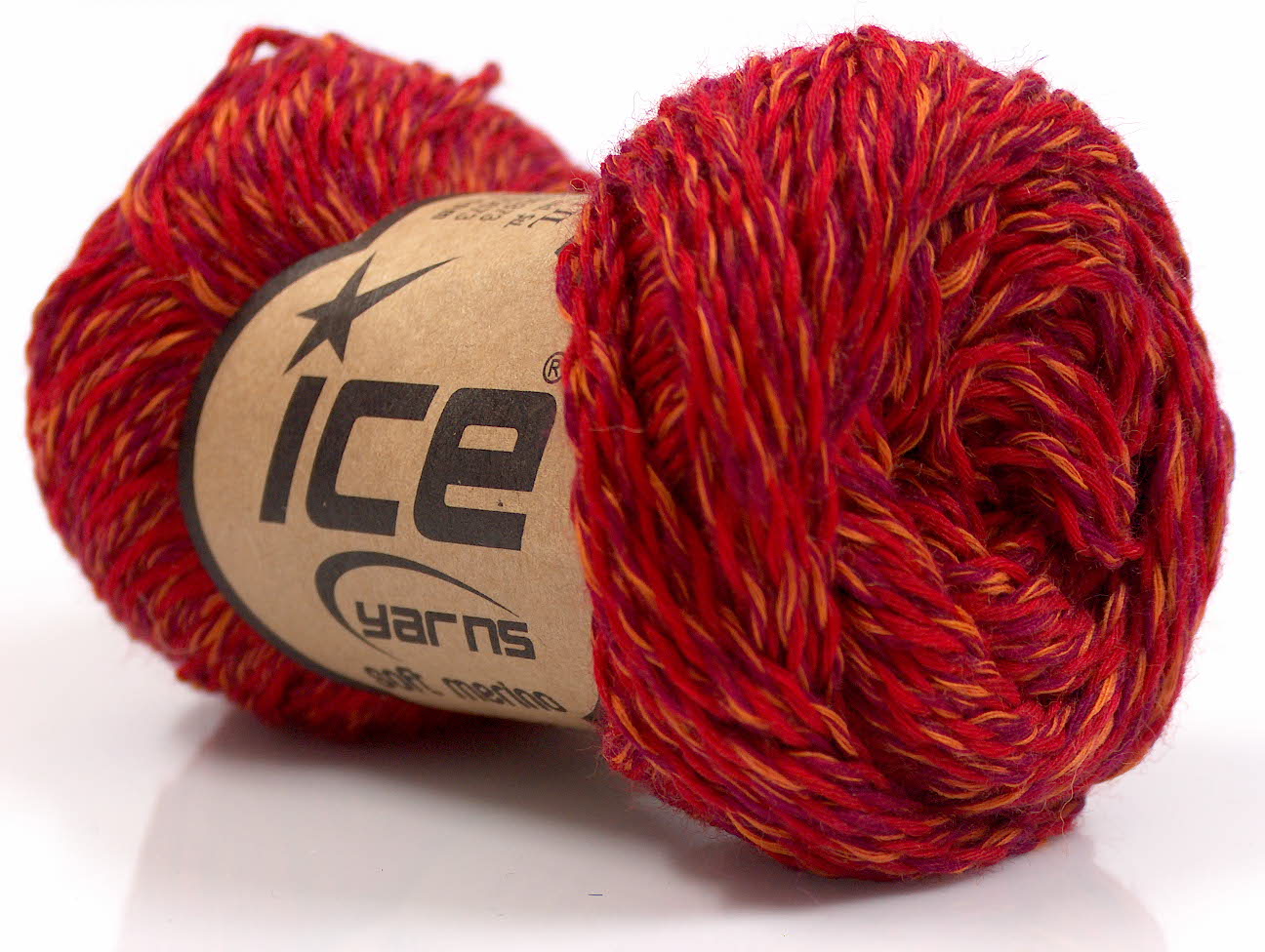 Soft Merino Red, Burgundy, Orange