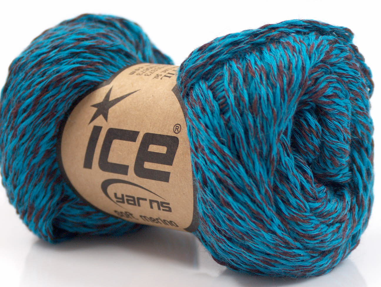 Soft Merino Turquoise, Brown