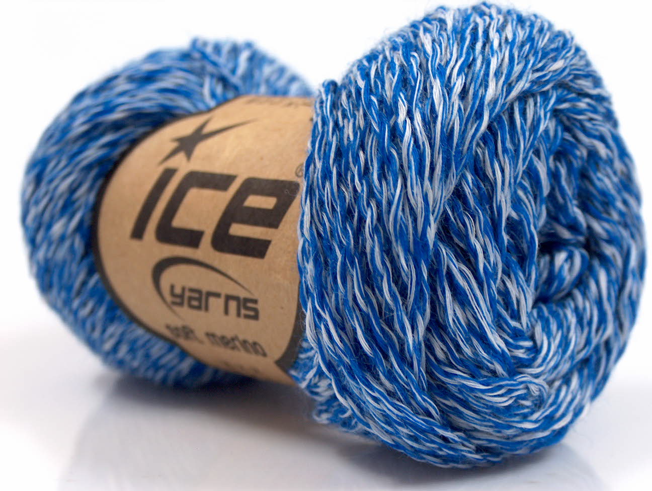Soft Merino Blue, White