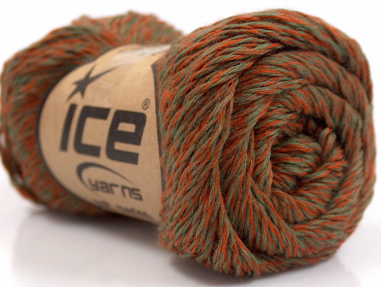 Soft Merino Brown, Copper, Green