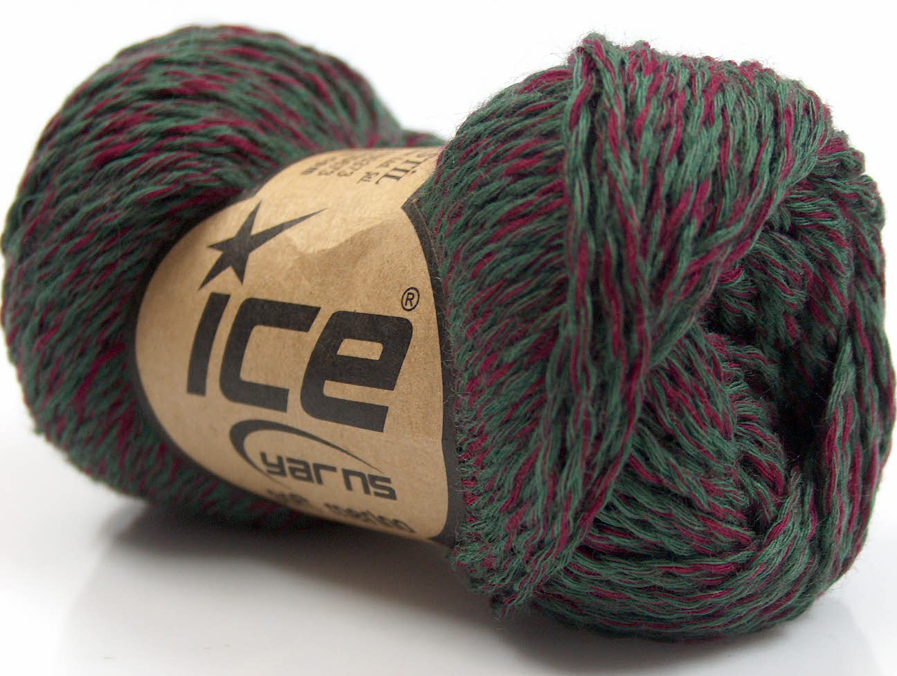 Soft Merino Dark Green, Fuchsia