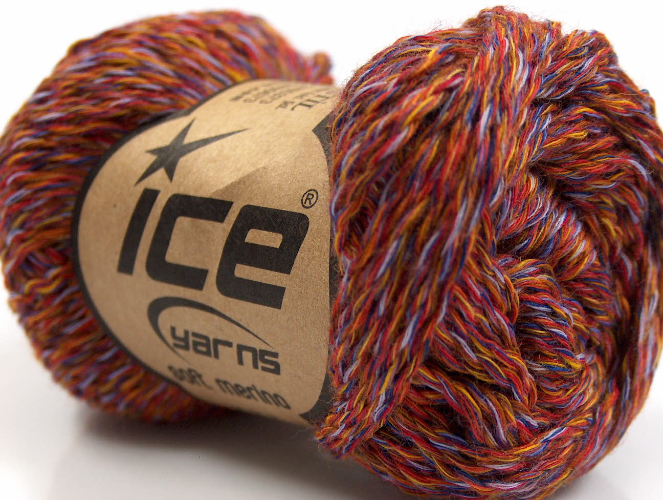Soft Merino Red, Lilac, Yellow