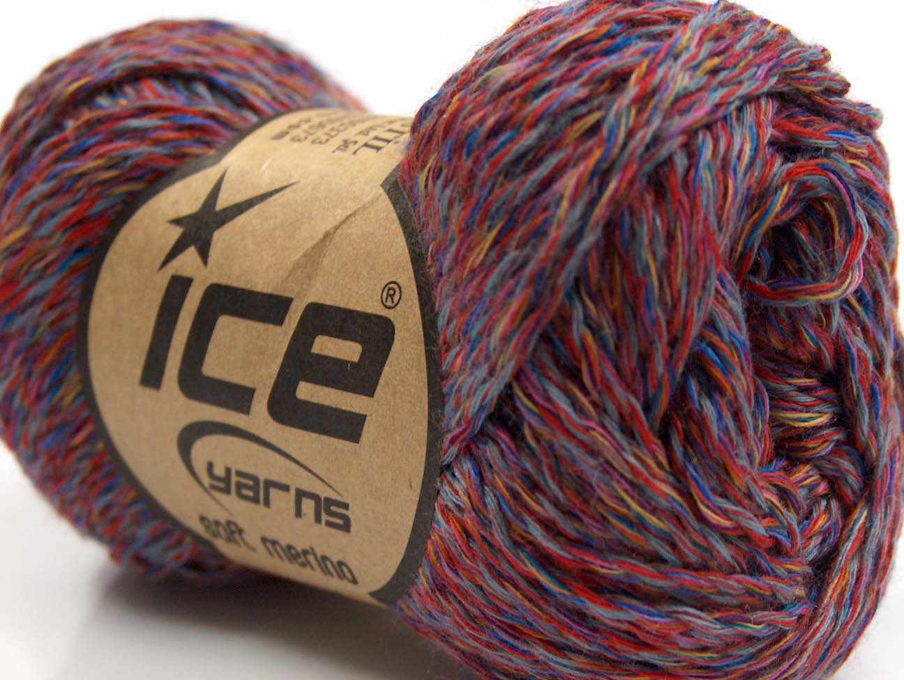 Soft Merino Red, Blue, Green, Yellow