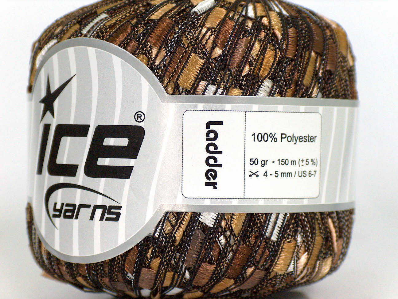 Ladder Brown, Camel, White