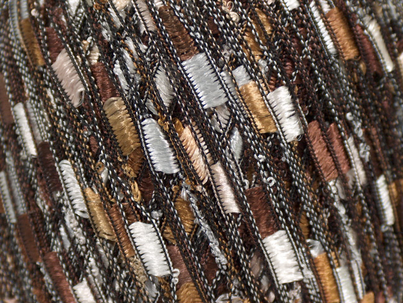Ladder Brown Shades, White