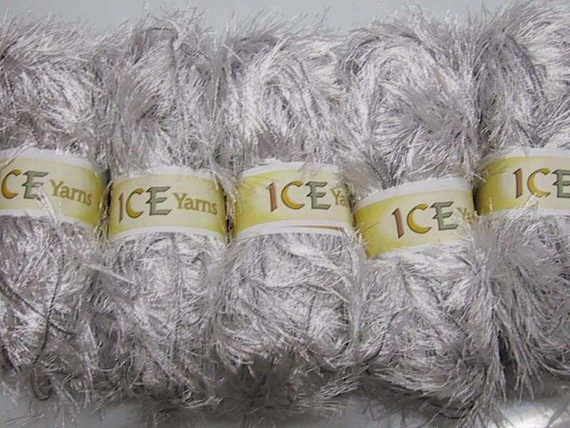 Eyelash 100gr White, Silver