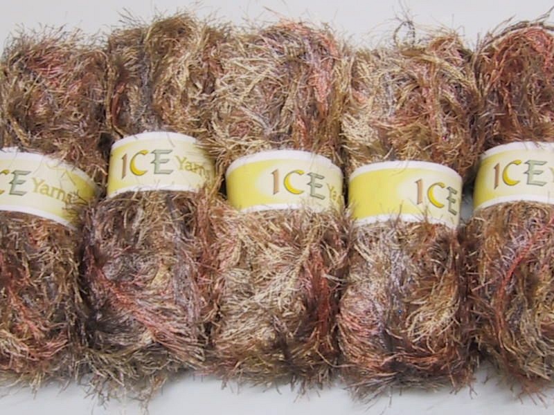 Eyelash 100gr Grey, Brown