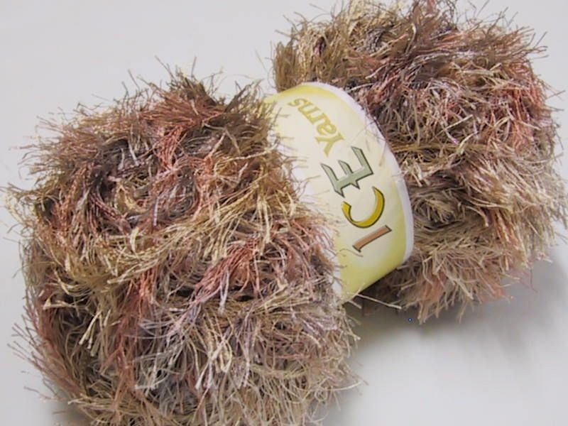 Eyelash 100gr Grey, Brown