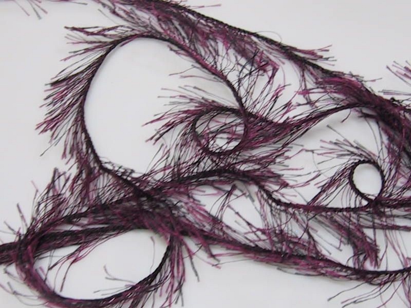 Eyelash 100gr Black, Burgundy