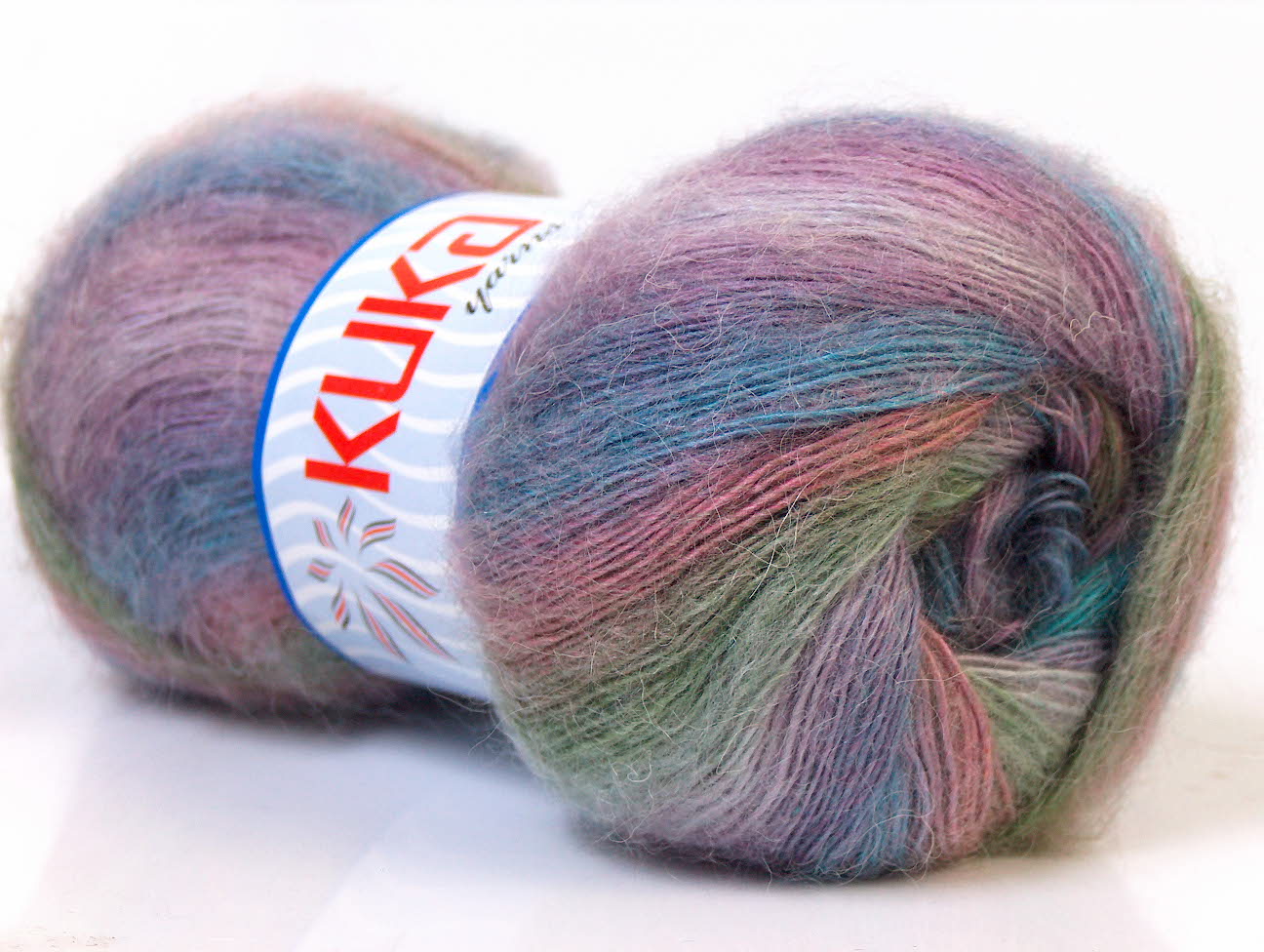 Angora Color Turuncu Çok renkli Gri Yeşil Mavi