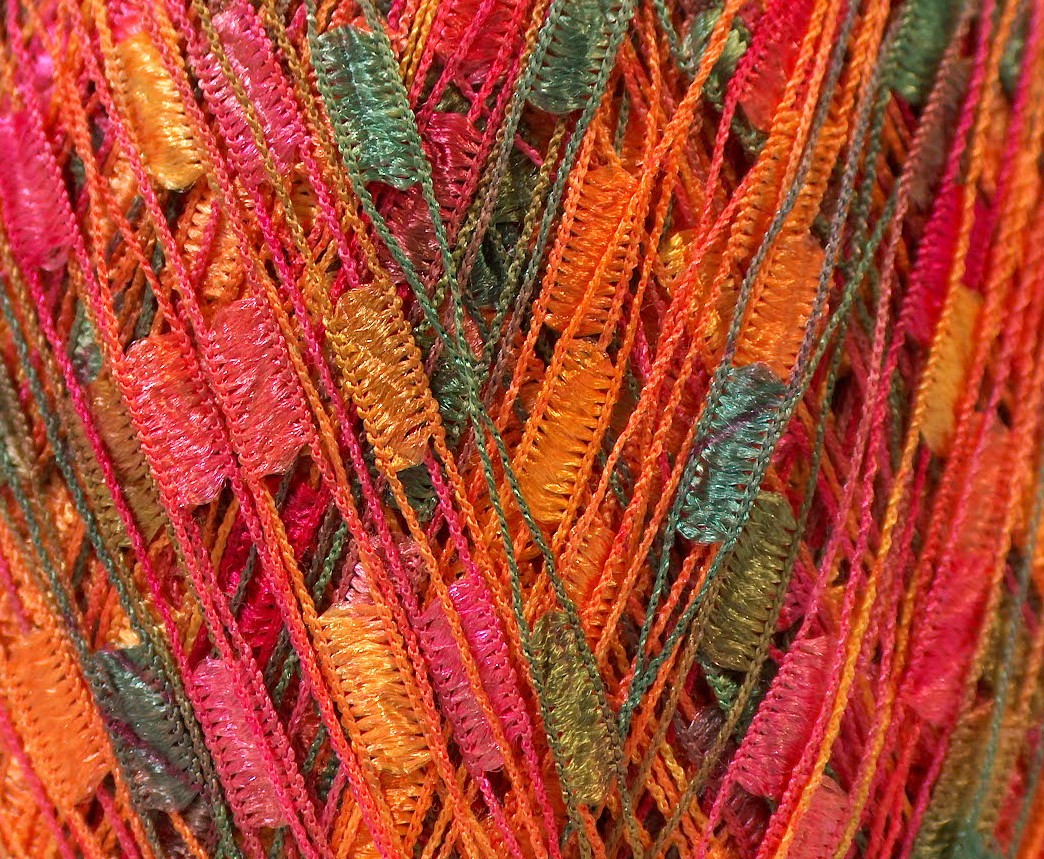 Ladder Sarı Pembe Turuncu Yeşil Trellis