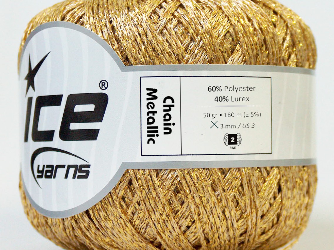 metallic wool yarn