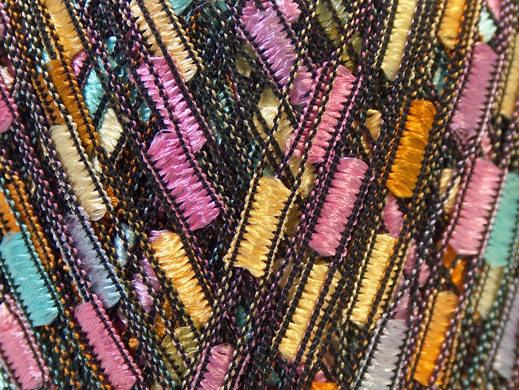 Ladder Yellow Pink Orange Mint Green Trellis