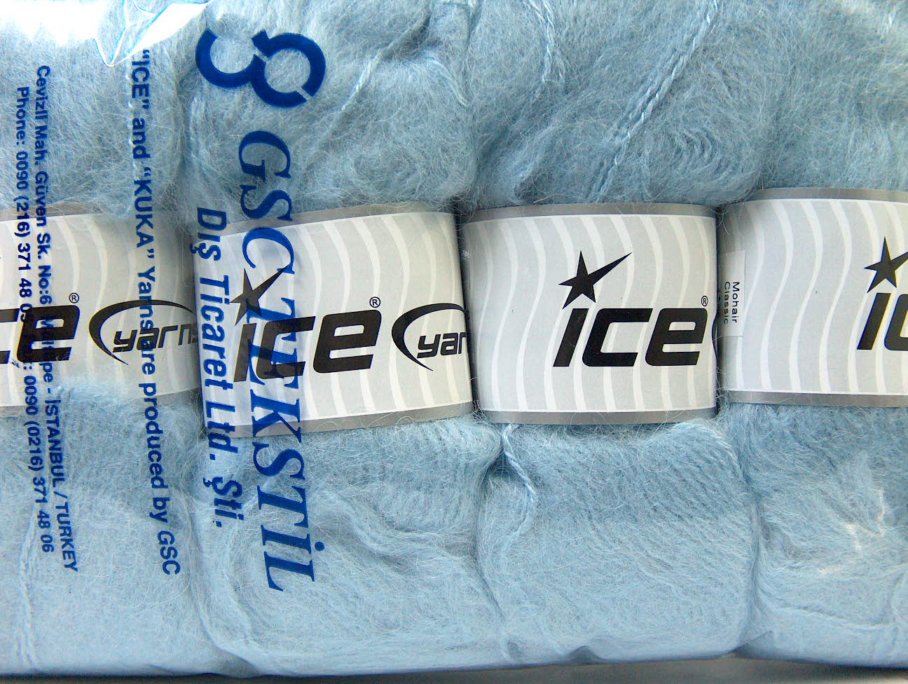 Mohair Classic Açık Mavi