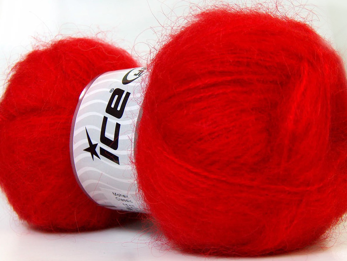 Mohair Classic Kırmızı