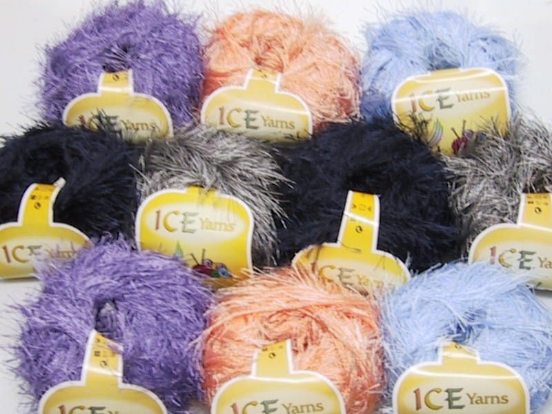 Long Eyelash Blue, Purple, Orange, Grey