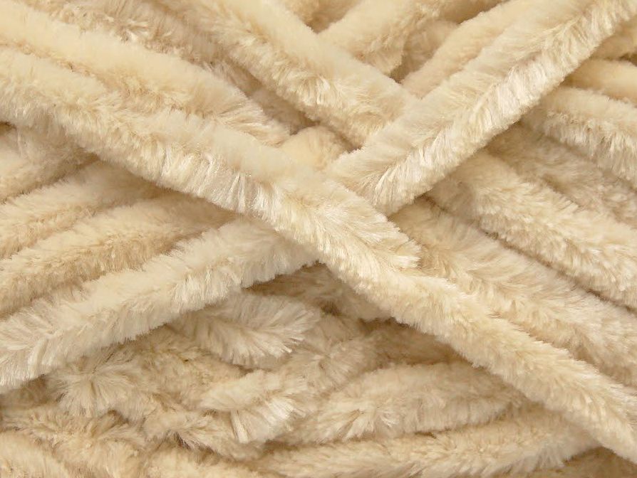 Velvet Chenille Cream at Ice Yarns Online Yarn Store