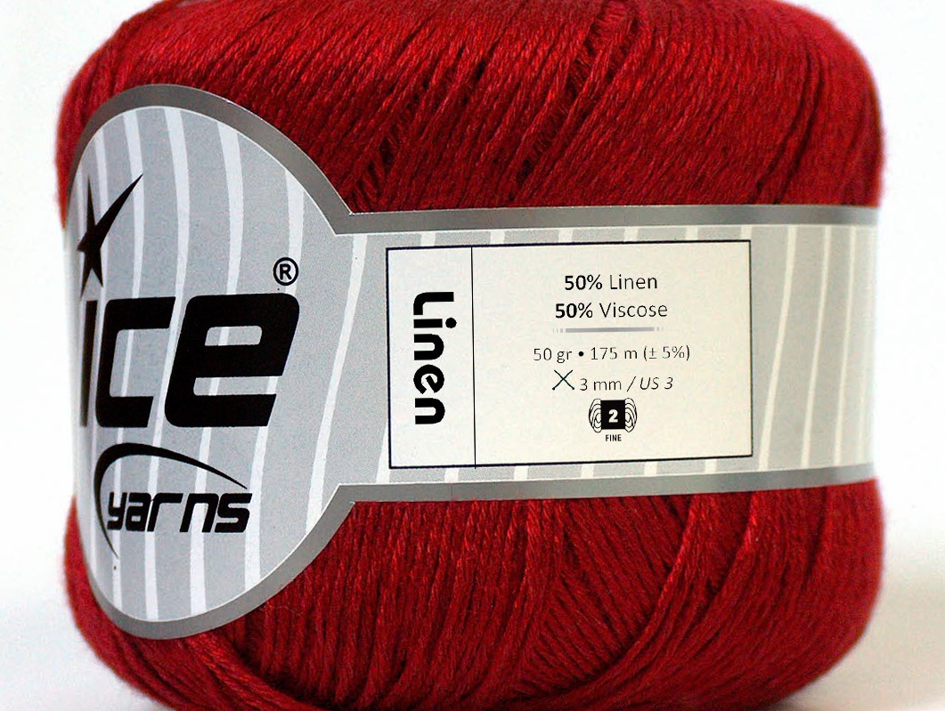 Linen Dark Red