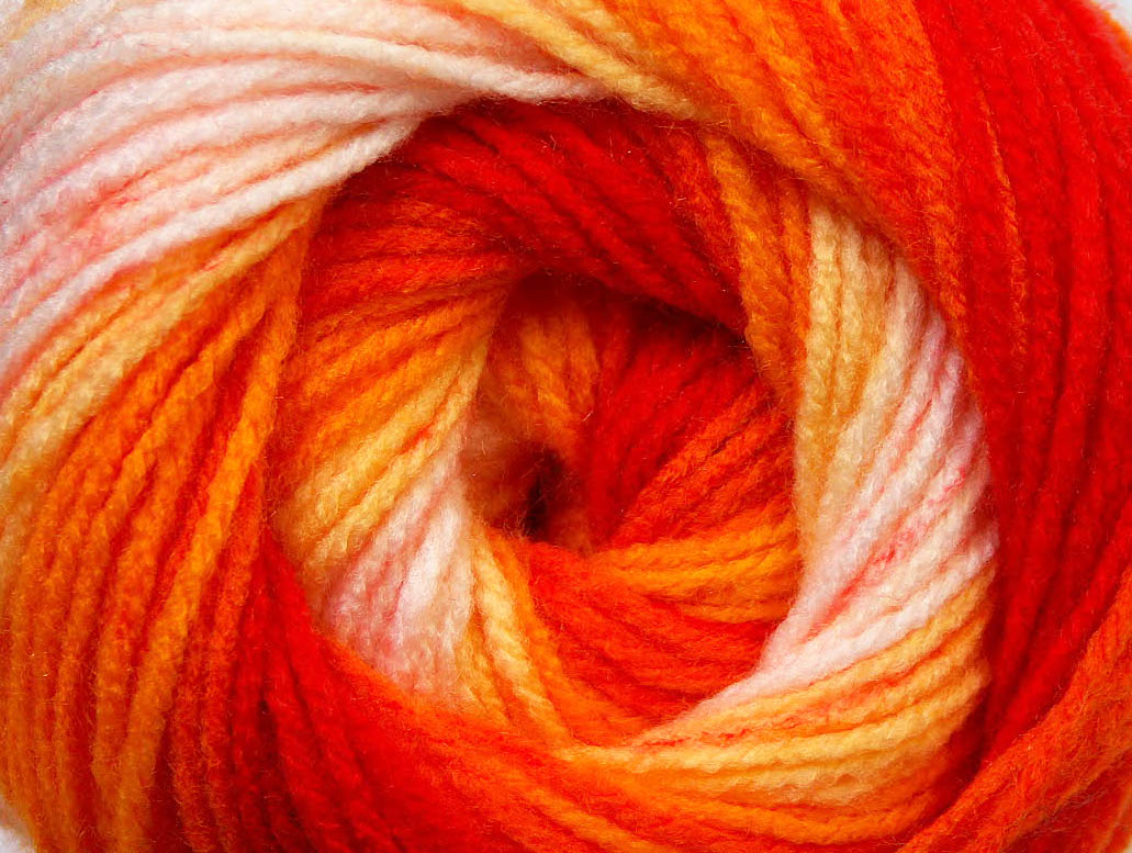 Baby Batik Yellow Orange Shades Light Pink