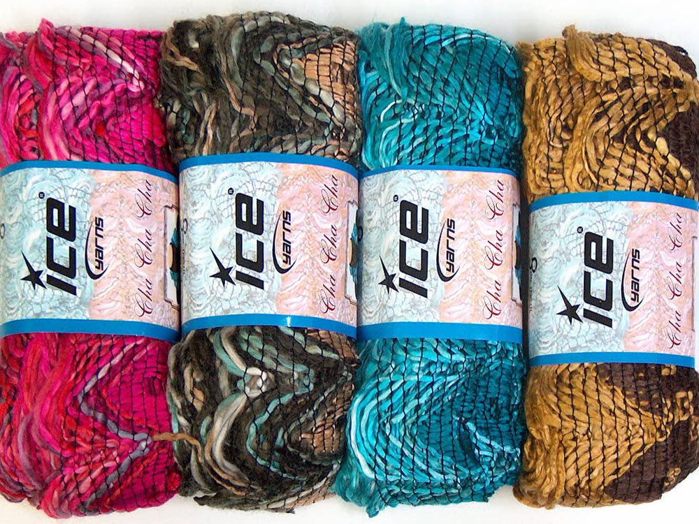 Scarf Yarns Mixed Lot Cha Cha Cha