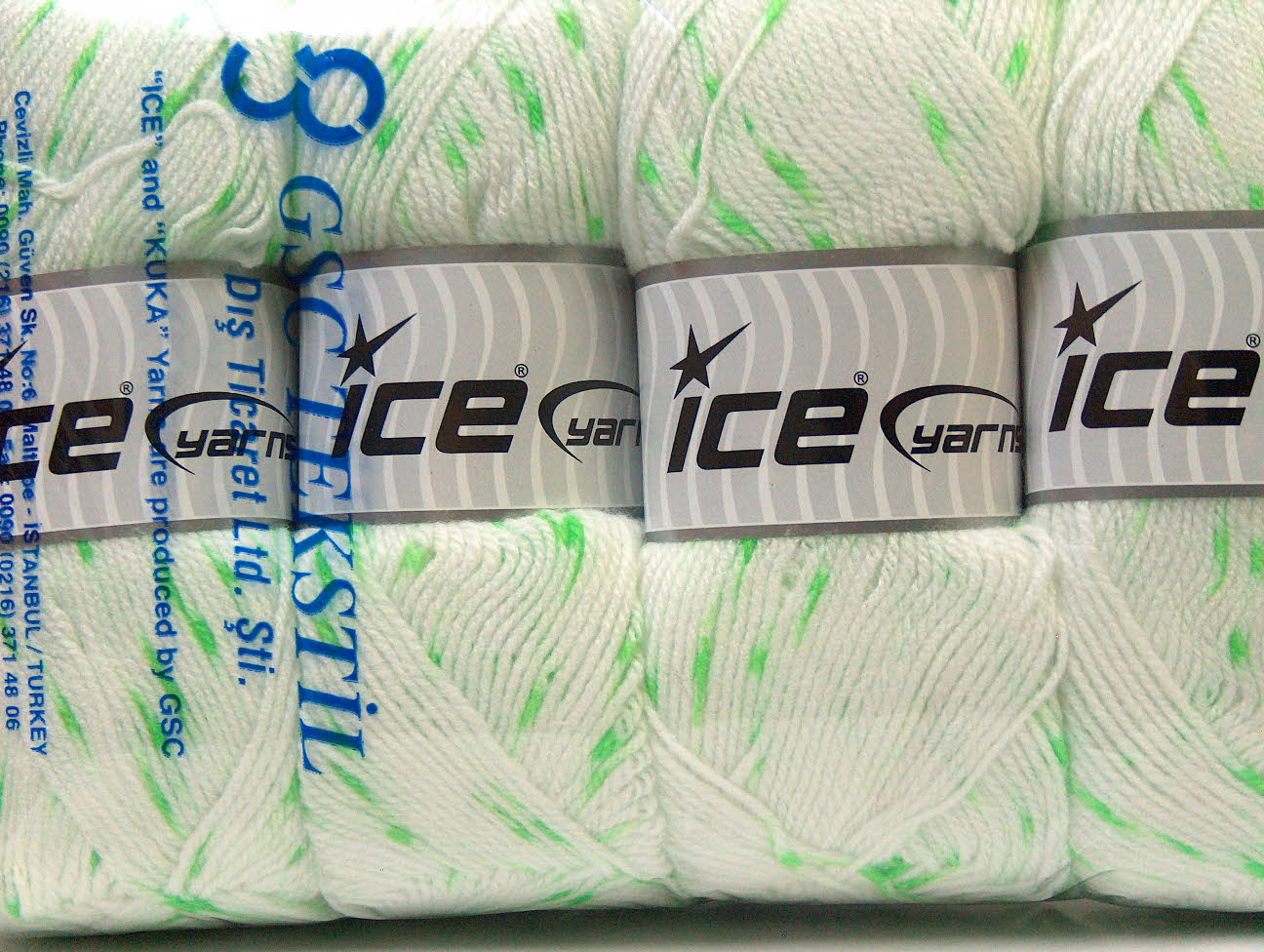 Baby Lollipop White Green