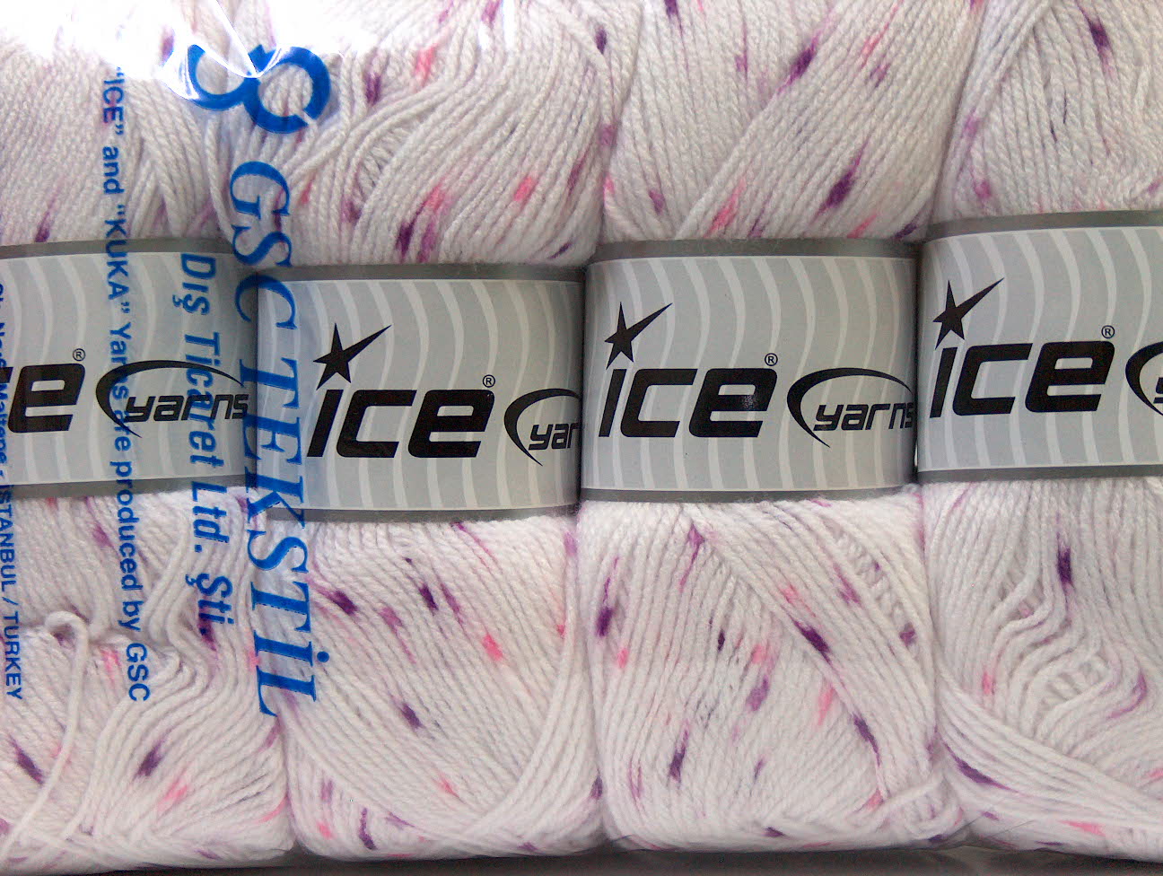 Baby Lollipop White Purple Pink