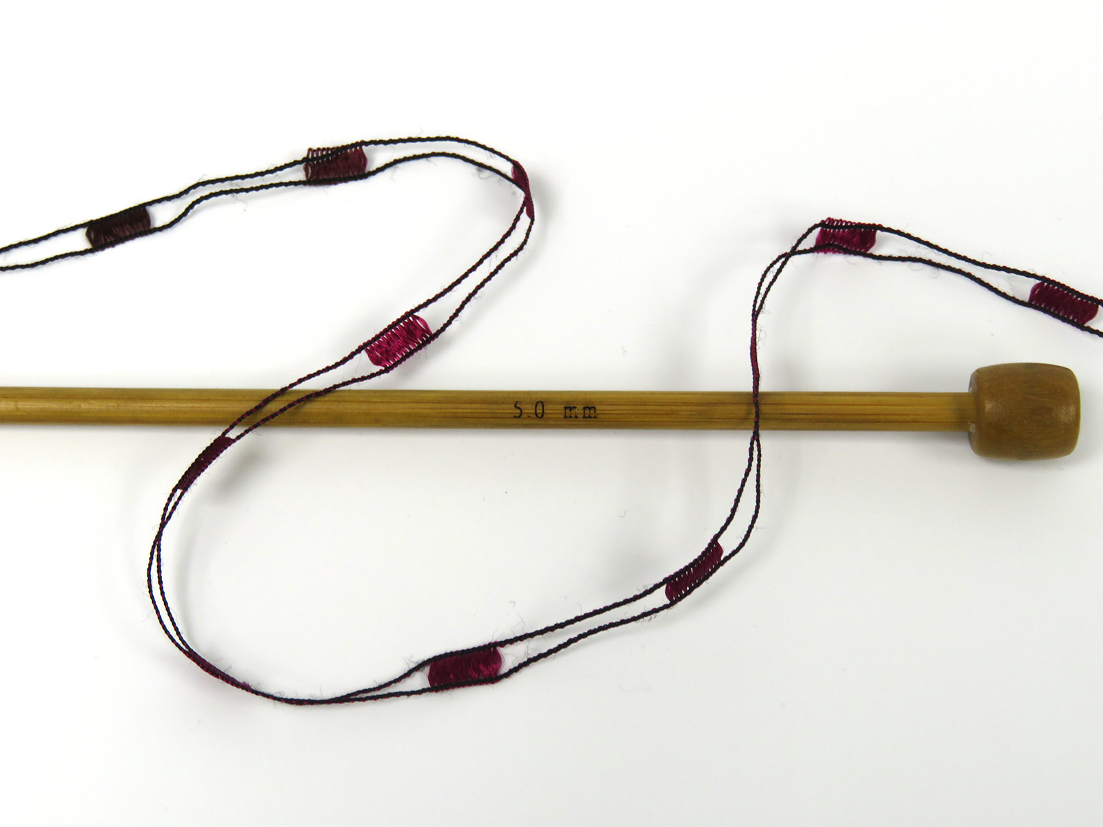 Ladder Beyaz Bordo Kahverengi Trellis