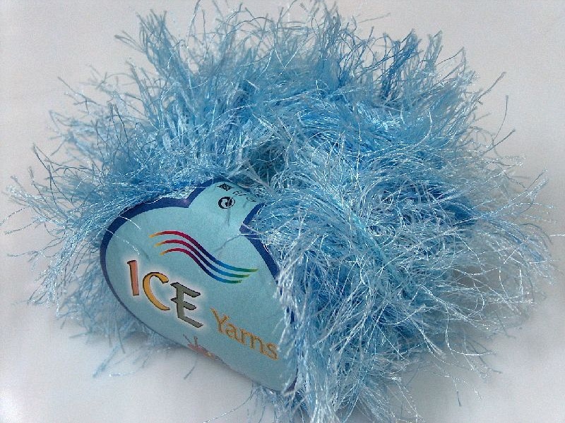Long Eyelash Blue, White