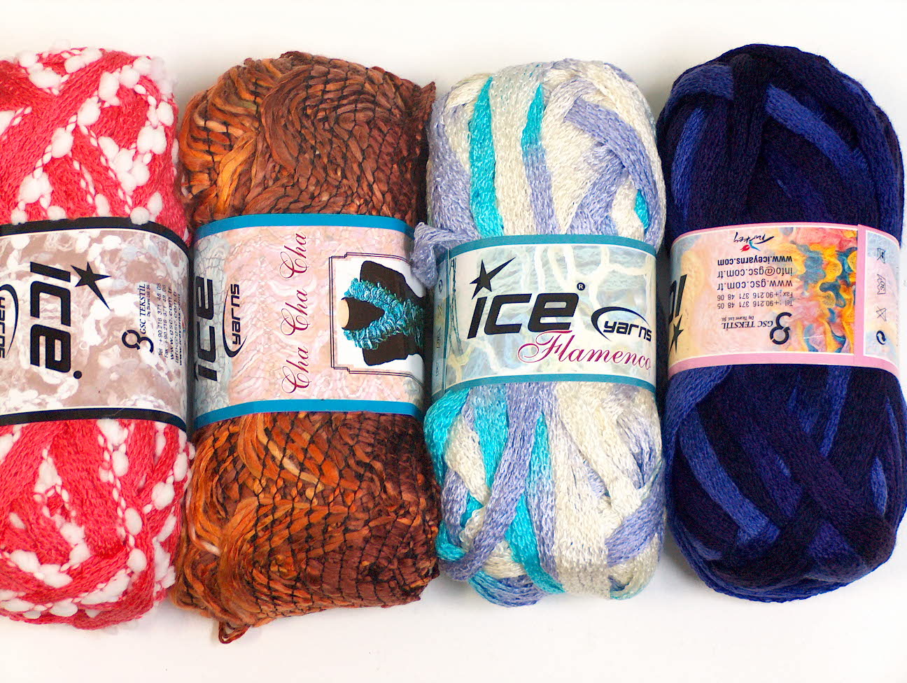 Scarf Yarns Mixed Lot Scarf Yarns