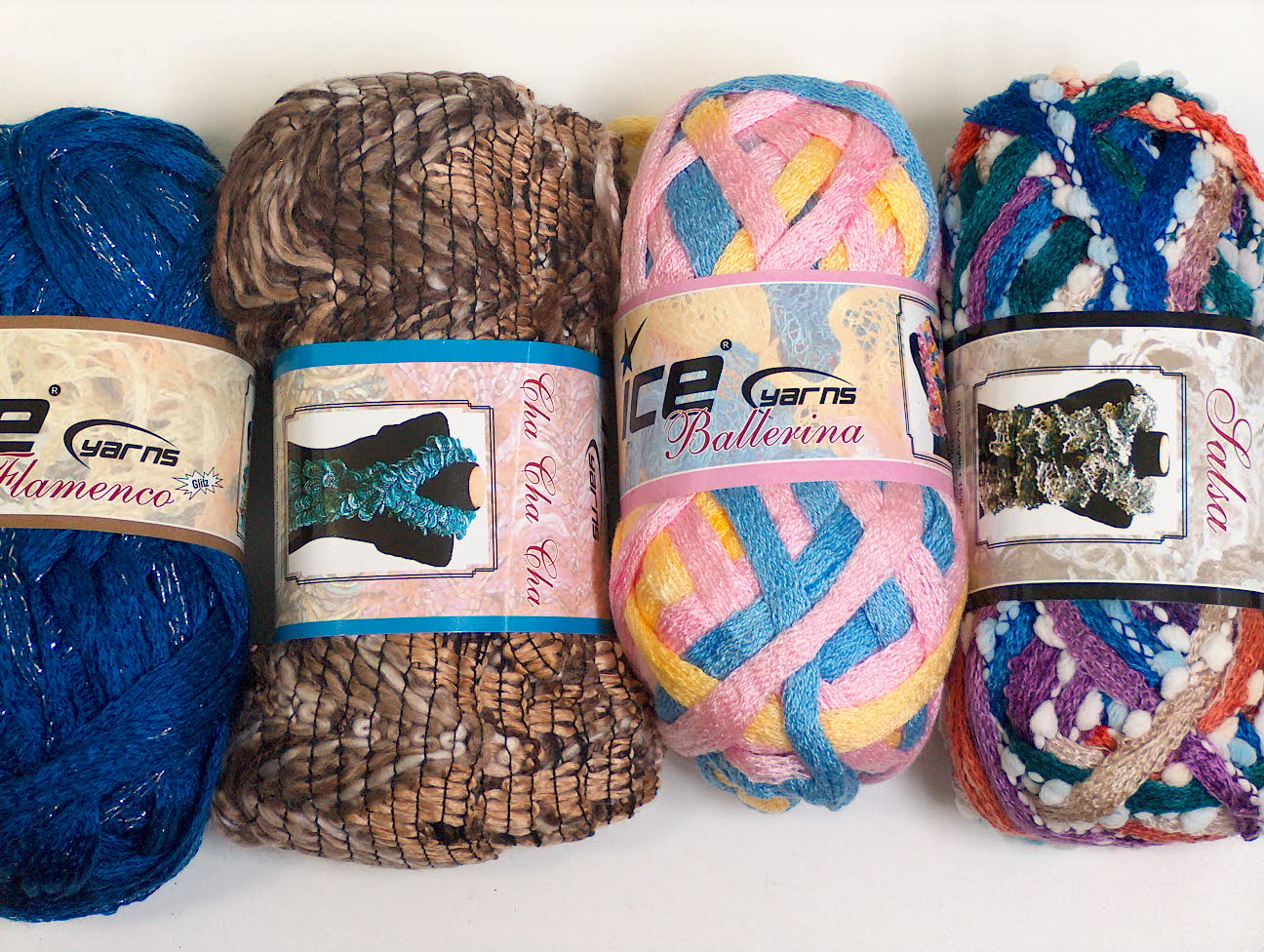 Scarf Yarns Mixed Lot Scarf Yarns