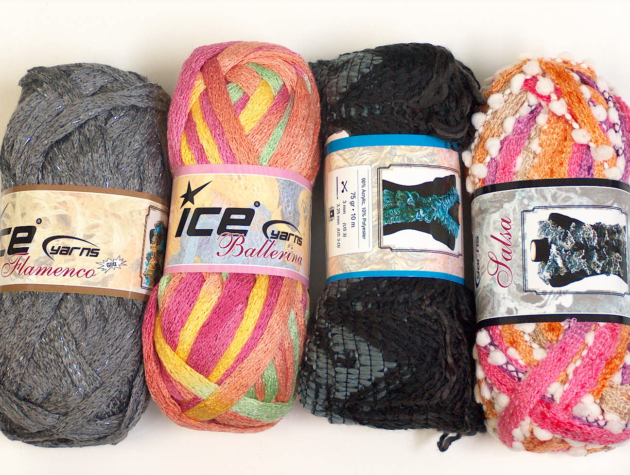 Scarf Yarns Mixed Lot Scarf Yarns