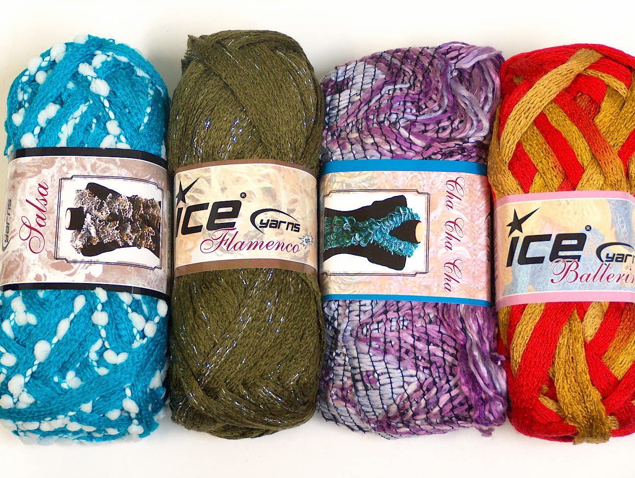Scarf Yarns Mixed Lot Scarf Yarns