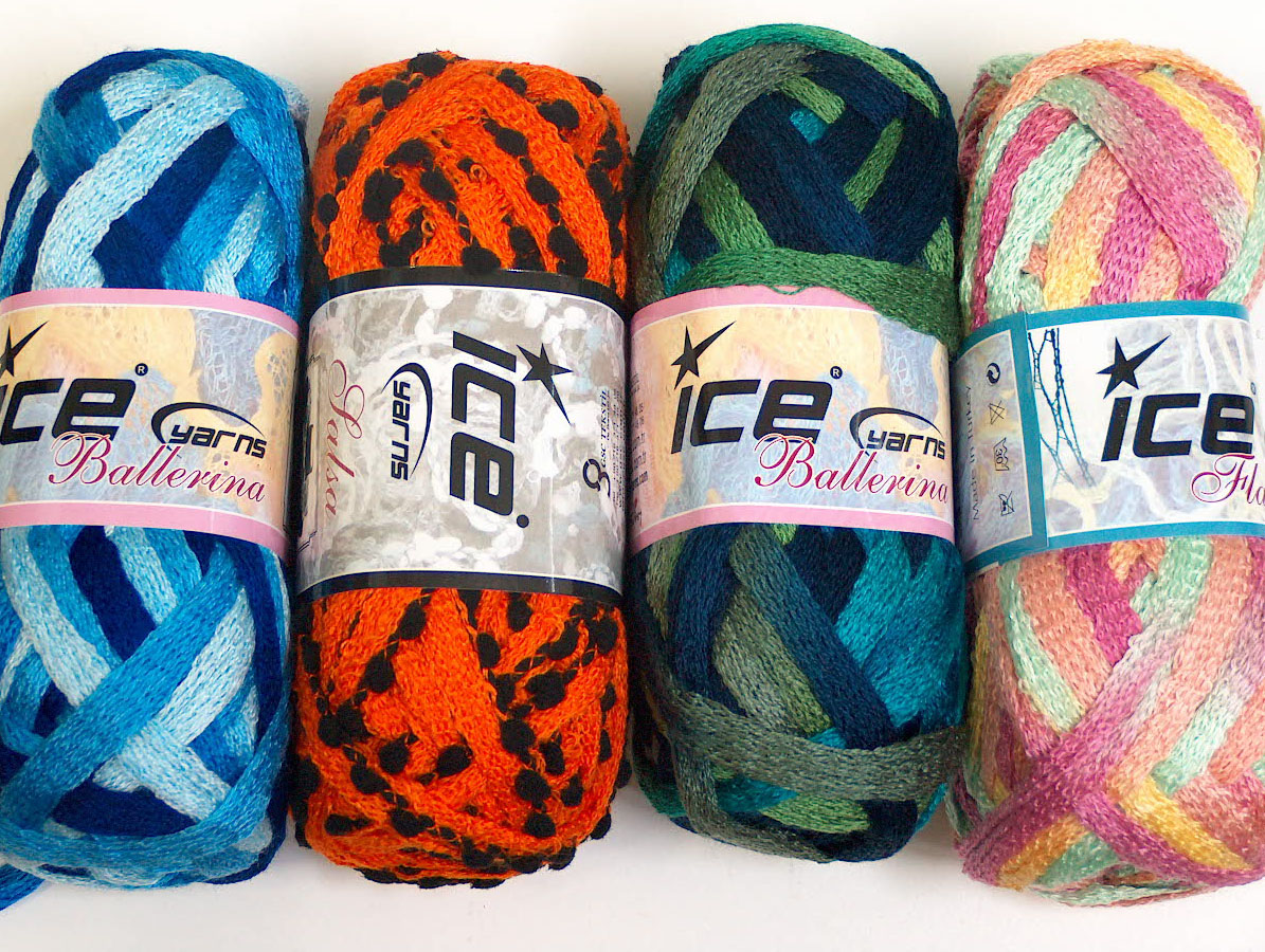 Scarf Yarns Mixed Lot Scarf Yarns