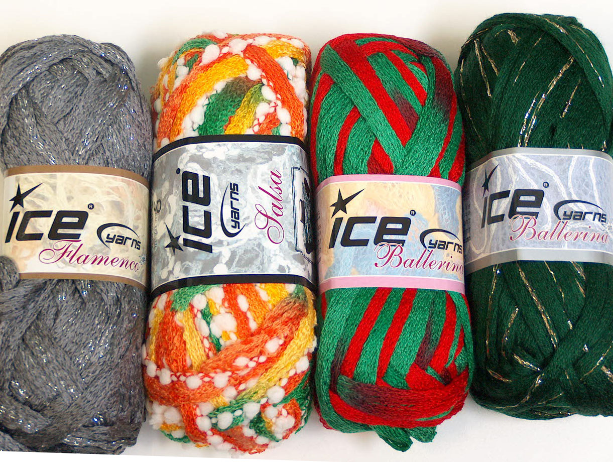Scarf Yarns Mixed Lot Scarf Yarns