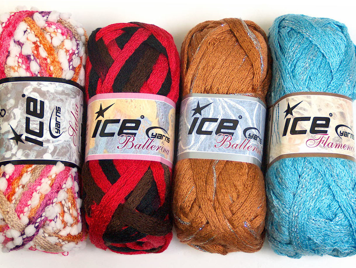 Scarf Yarns Mixed Lot Scarf Yarns