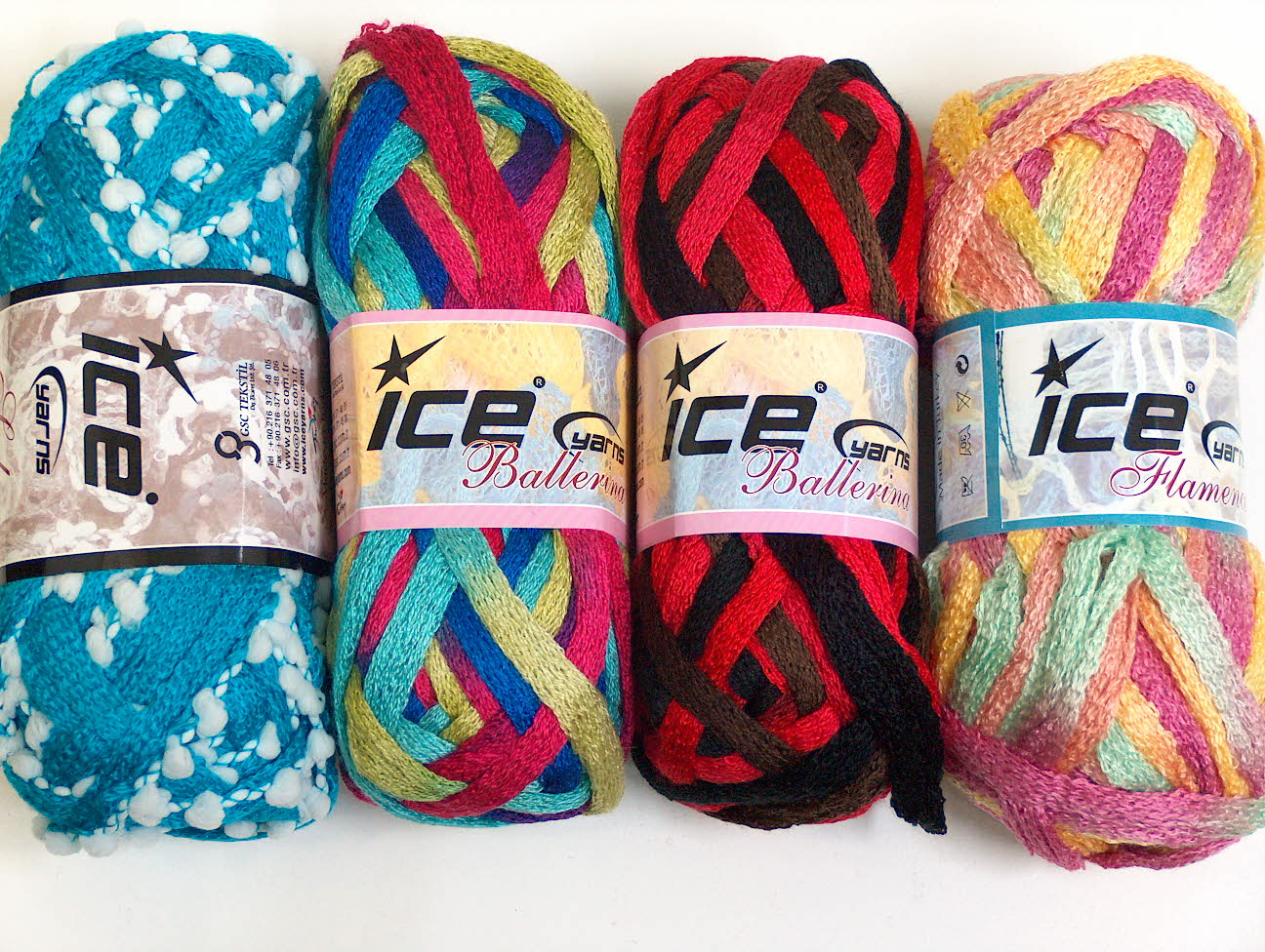 Scarf Yarns Mixed Lot Scarf Yarns