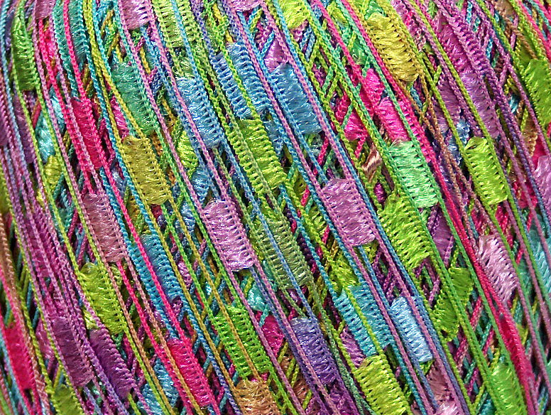 Ladder Pembe Leylak Yeşil Mavi Trellis