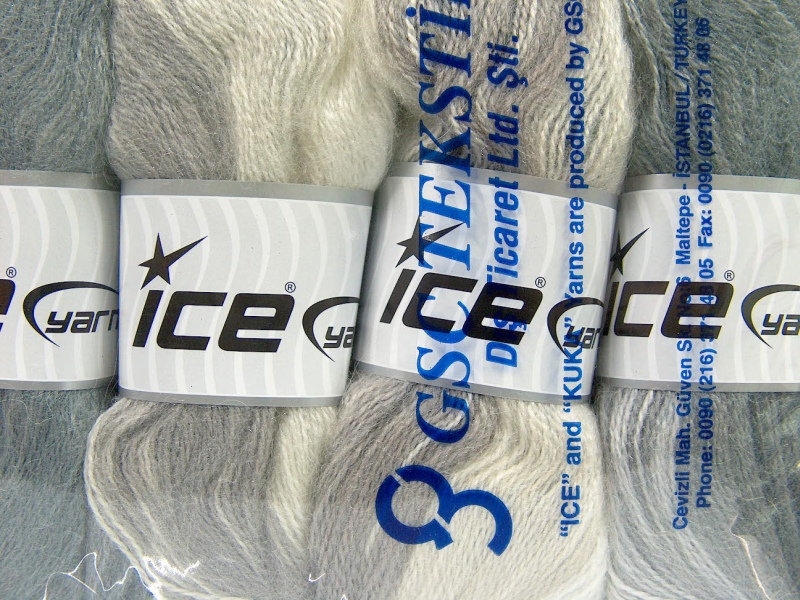 Angora Active Beyaz Gri Tonları