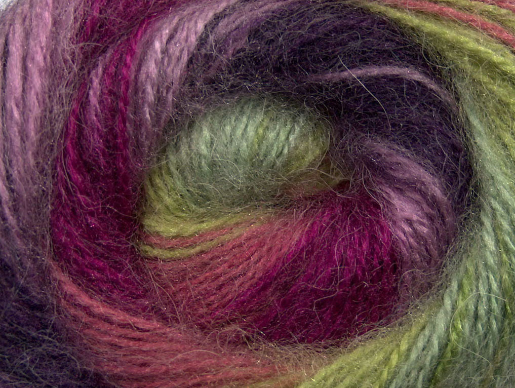Angora Active Purple Maroon Lilac Green Shades