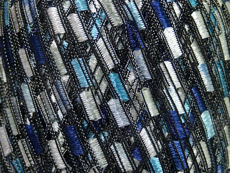 Ladder White Light Blue Lavender Trellis