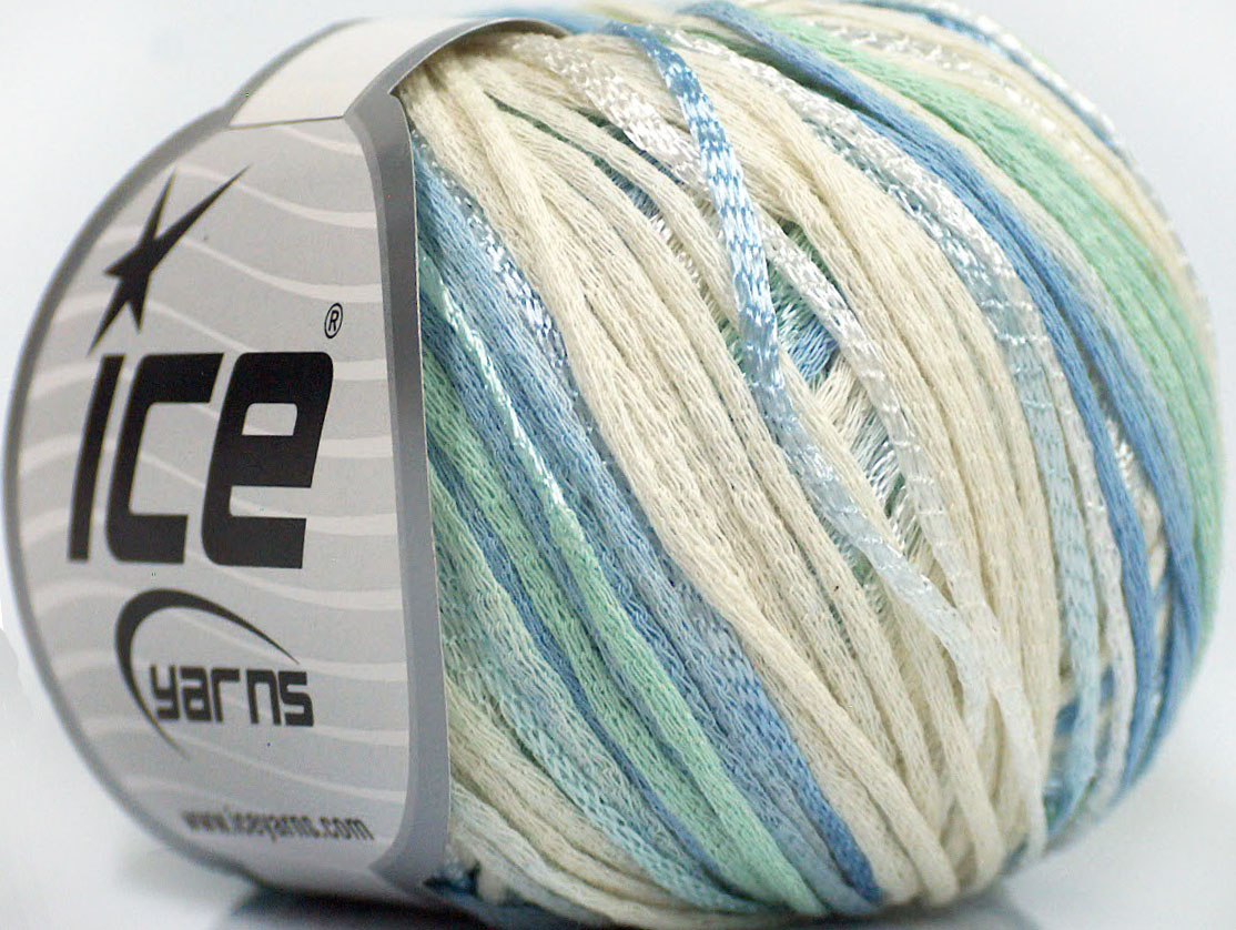 Summertime White Mint Green Blue