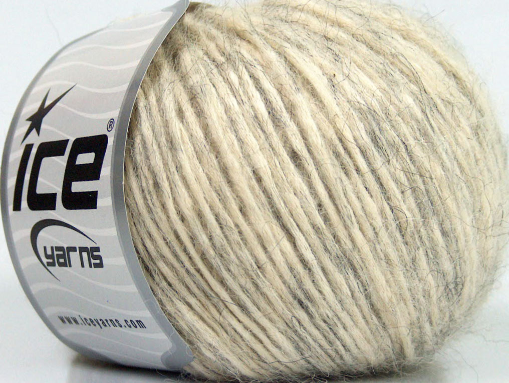 Alpaca Cotton Light Grey Melange