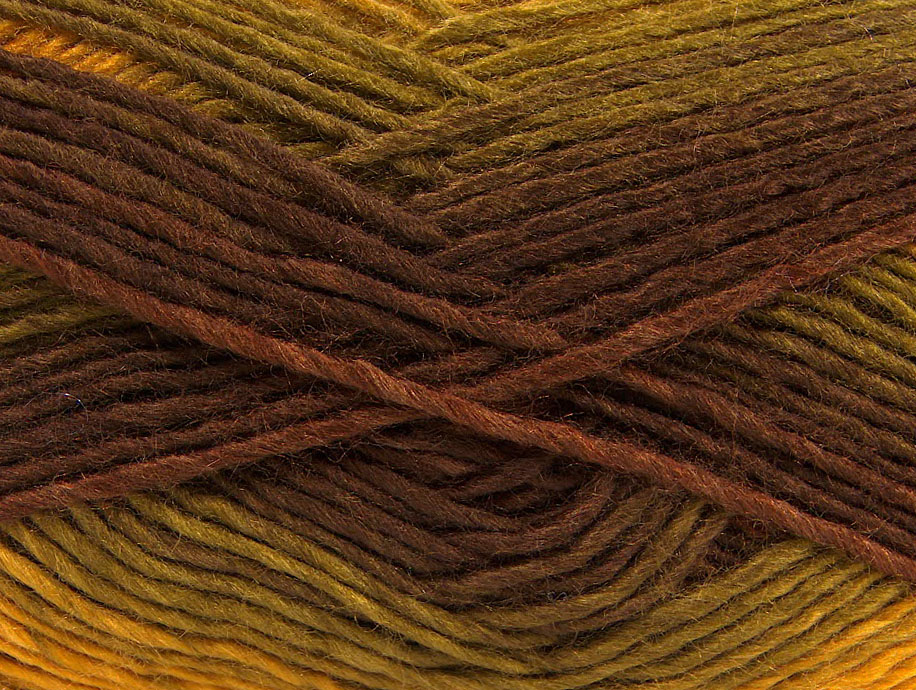 Rainbow Green Gold Brown Shades