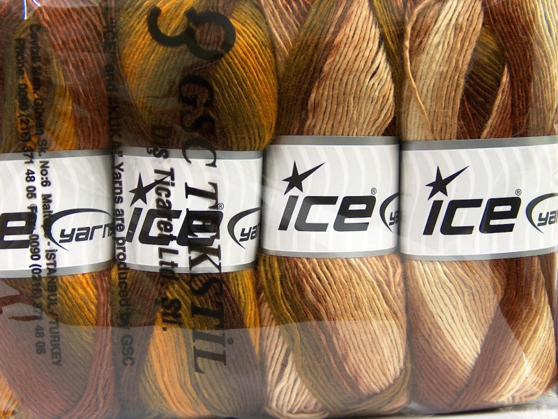 Rainbow Green Gold Brown Shades