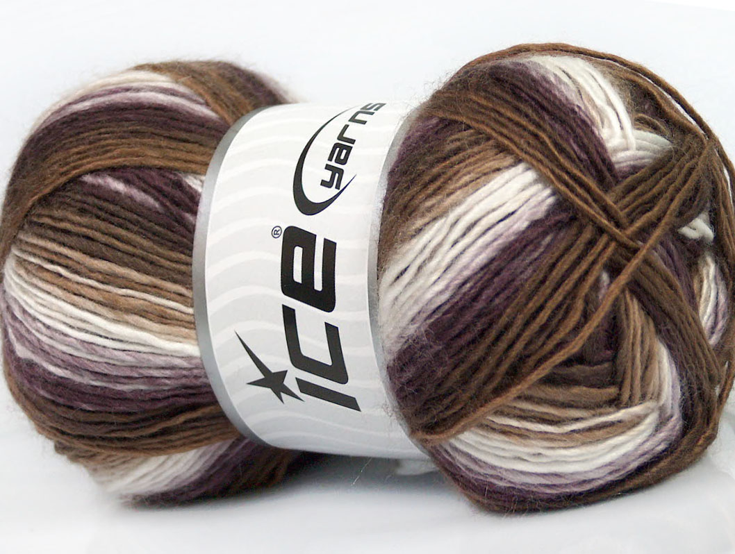 Rainbow White Maroon Brown Shades