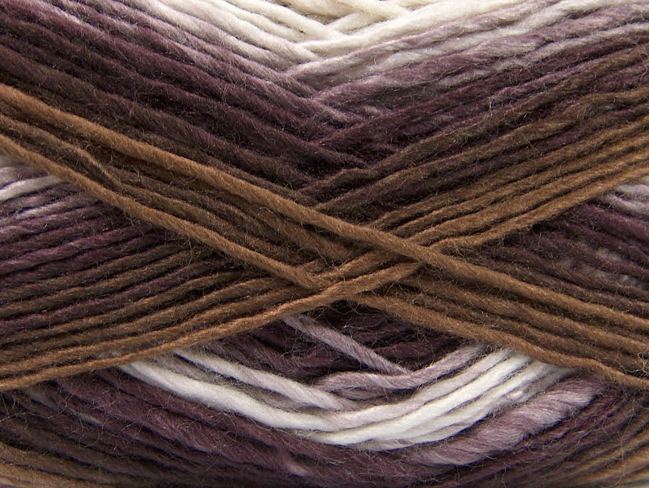Rainbow White Maroon Brown Shades