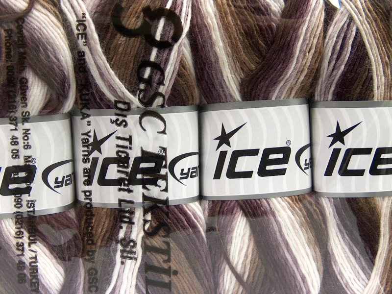 Rainbow White Maroon Brown Shades