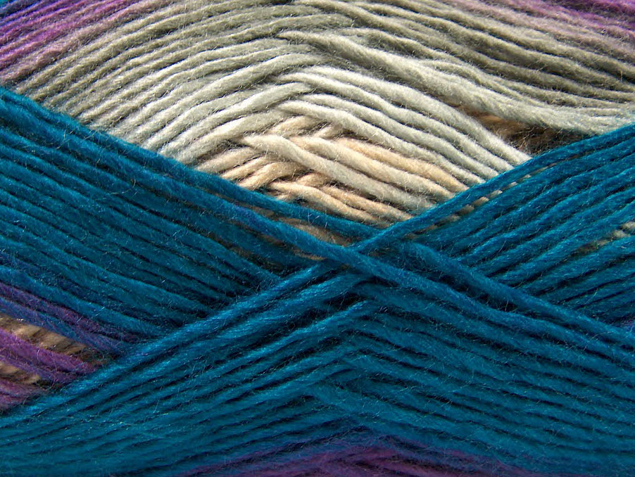 Rainbow Teal Purple Grey Cafe Latte Brown